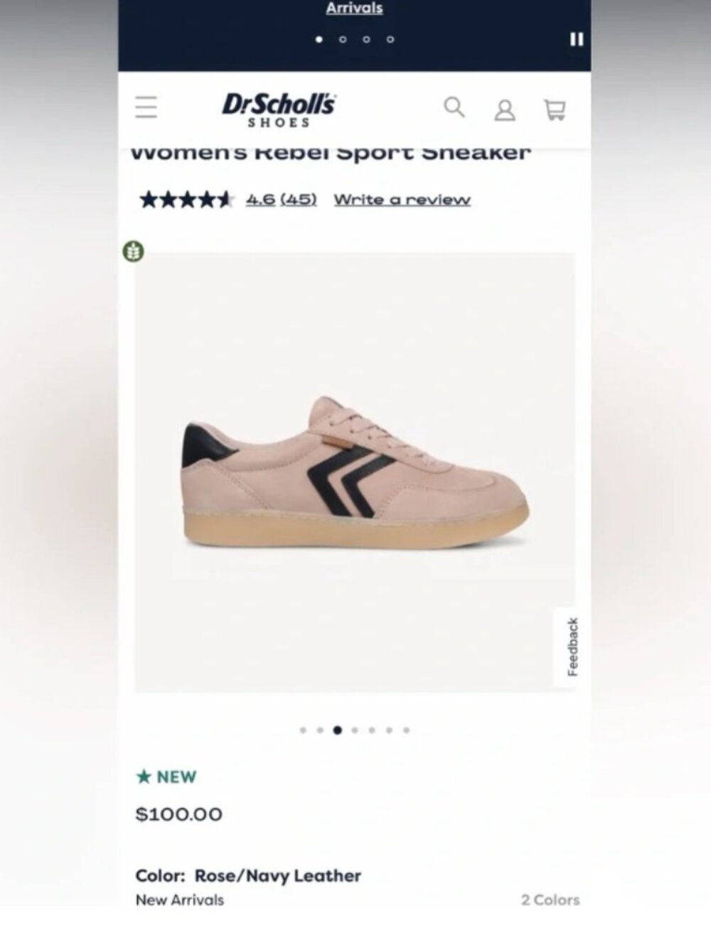 DR SCHOLL’S Women's Rebel Sport Sneaker - Picture 2 of 8